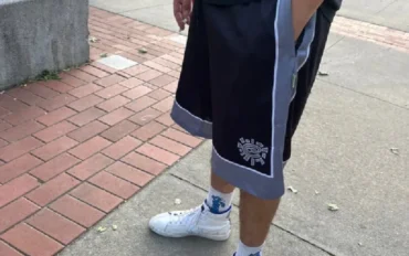 Adwysd Court Shorts Black Silver