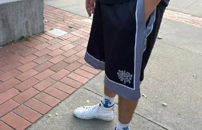 Adwysd Court Shorts Black Silver