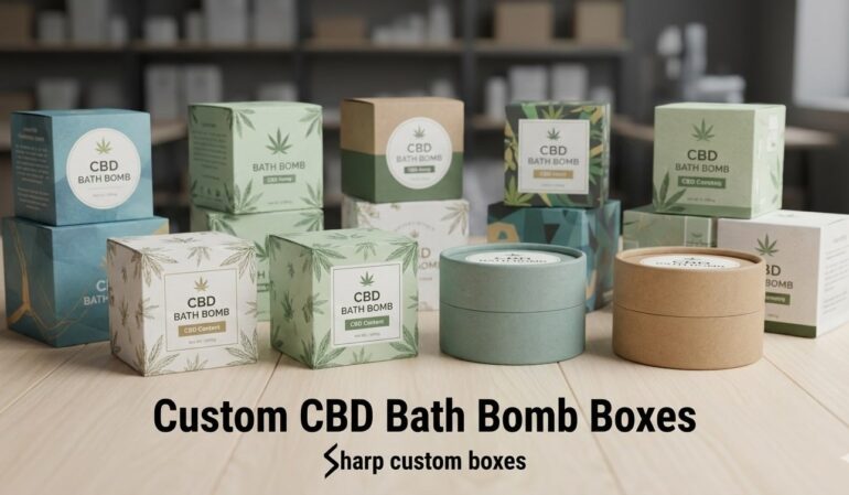Custom CBD Bath Bomb Boxes