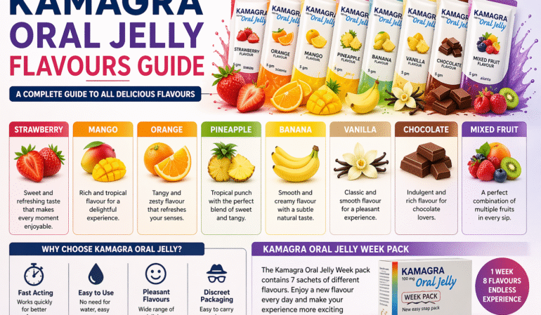 Kamagra Oral Jelly Flavours Guide