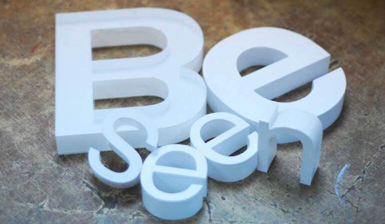 Custom 3D acrylic sign board installed on shopfront in Lahore by Zafar Sons Ad