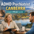 ADHD psychiatrist Canberra consulting adult patient with ExpertMinds mental health support and child ADHD care scene