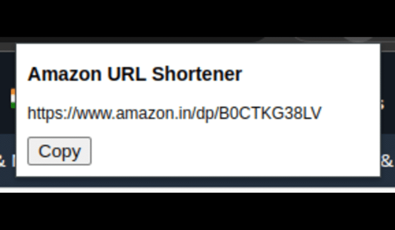 Amazon URL Shortener