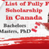 Canada Scholarships