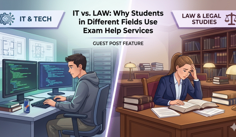 IT vs. Law: Why Students in Different Fields Use Exam Help Services