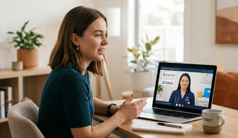 Medical certificate online telehealth consultation with Australian GP doctor
