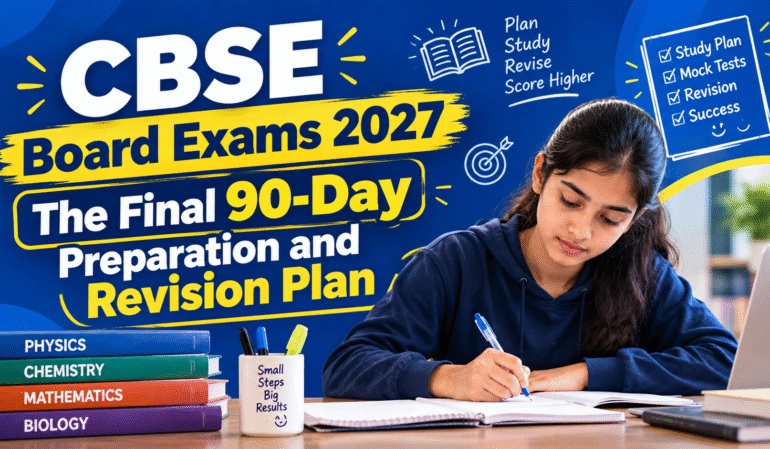 CBSE Board Exams 2027: The Final 90-Day Preparation and Revision Plan