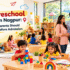 Parents visiting a modern preschool while comparing the best preschool near me in Nagpur