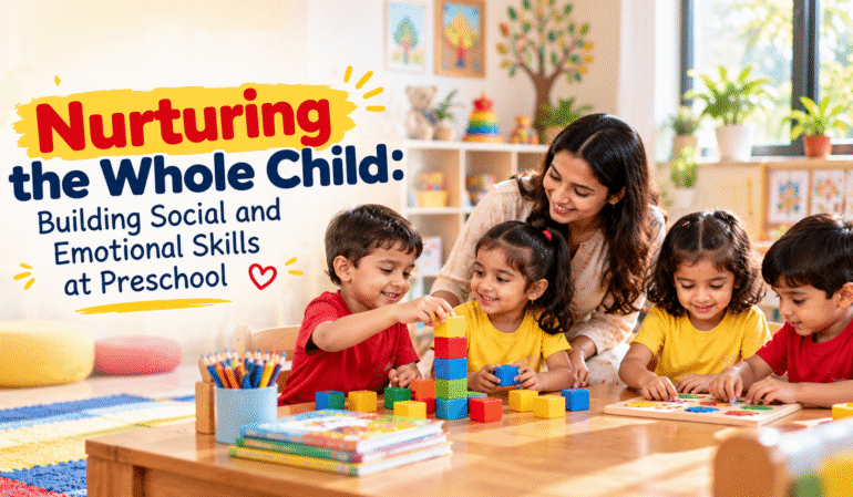 Nurturing the whole child through preschool activities that encourage teamwork,